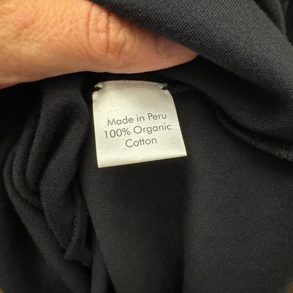 Indigenous Black Organic Essential Elbow Sleeve Boatneck Dress - Picture 5 of 5